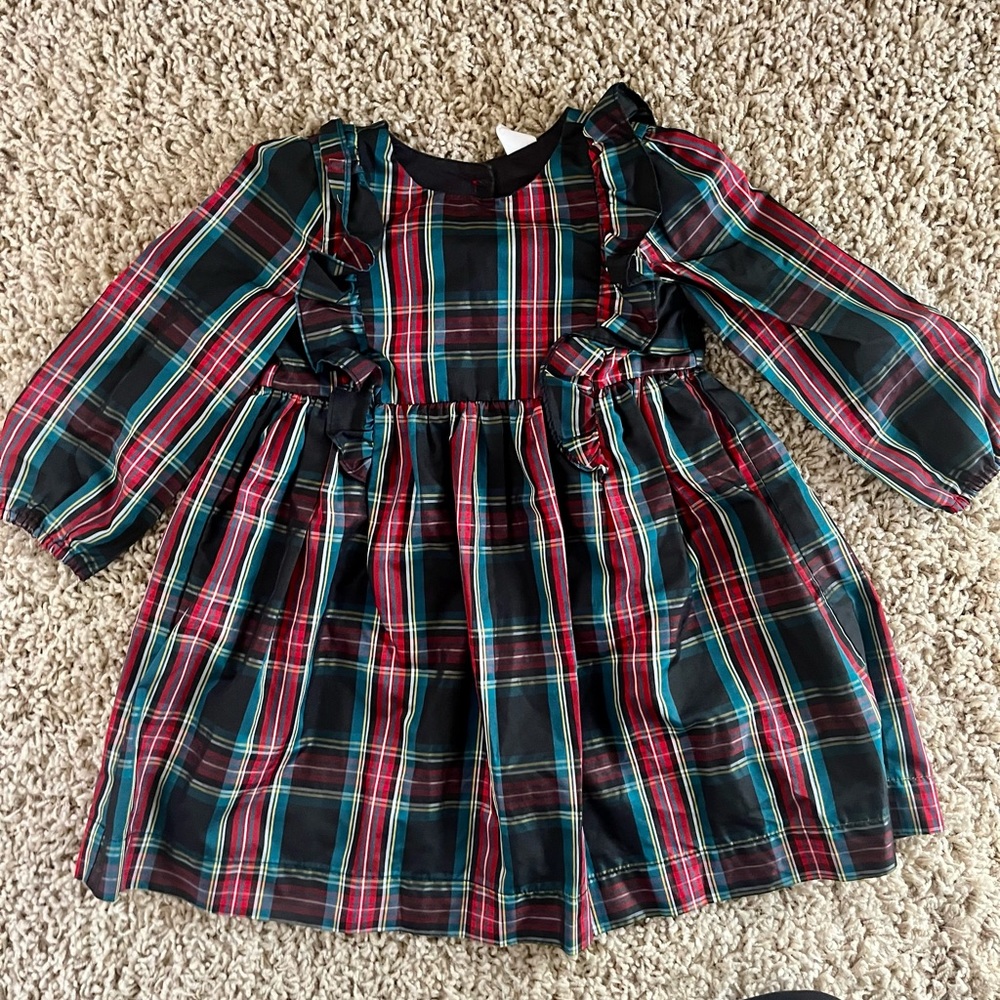 Gap Kids Toddler Girl Plaid Holiday Dress size 4